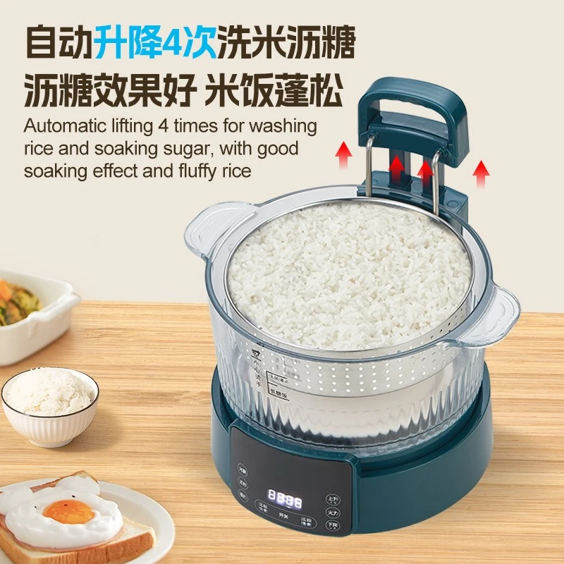 Inteligentny garnek do gotowania ryżu, separacja zupy ryżowej, kontrola cukru, automatyczne odpowietrzanie, gotowanie ryżu na parze i