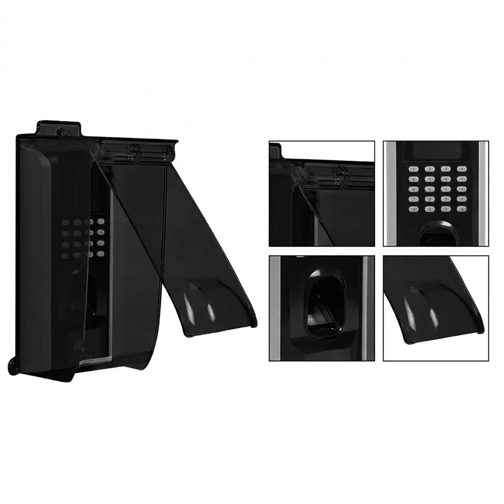 for acs Control Keypad Cover Outdoor Flip Lid Waterproof Sunshade Rain Cover for Fingerprint Locks 3.77 Inch Max Inner Width