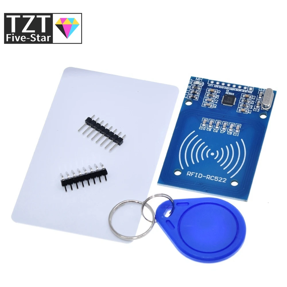 TZT MFRC-522 RC-522 RC522 Antenna RFID IC Wireless Module For Arduino IC KEY SPI Writer Reader IC Card Proximity Module