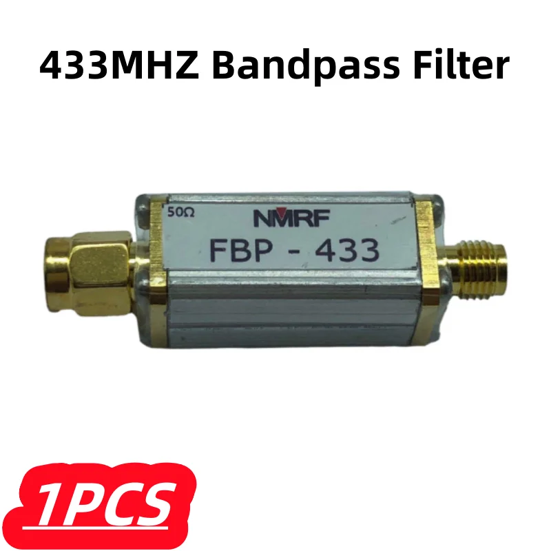1Pcs/lot 100% New 433MHZ Bandpass Filter 400~475MHz Ultra-Small Size SMA Interface
