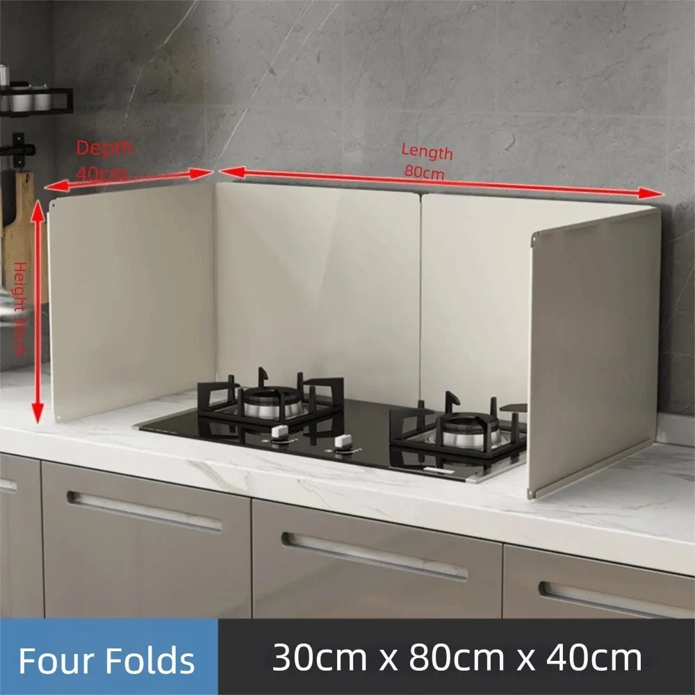 

New Folding Oil Barrier Board Anti-splash Stove Parts Insulation Baffle Oil Proof Gas Stove Windshield Kitchen Supplies