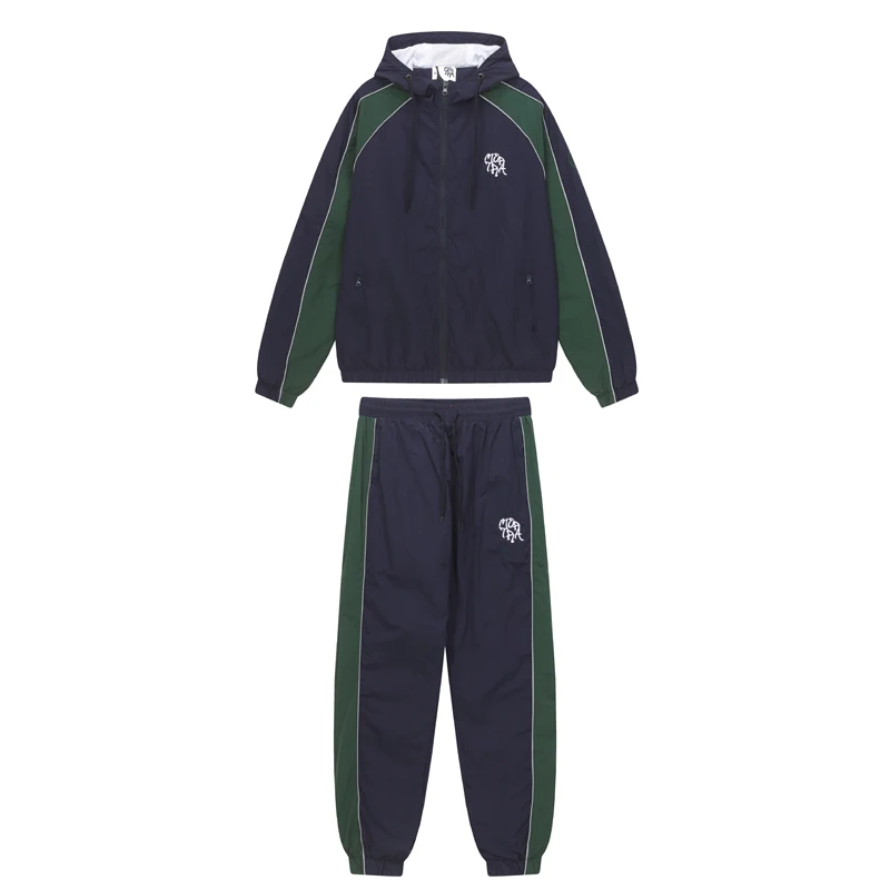 

High Street классический комплект плащи Mertra с вышитым логотипом, мужской комплект в стиле хип-хоп, осенне-зимняя модная куртка разных цветов, брюки