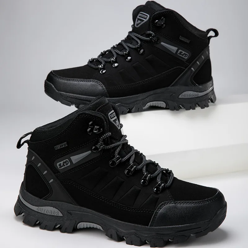 Men's Boots Hiking Boots Work Shoes Anti Puncture Safety Shoes 2024 Women's boots Non Slip Sneakers women's lace-up ankle boots