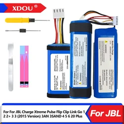 Battery For JBL Charge Xtreme Pulse Flip Clip Link Go 1 2 2+ 3 3(2015 Version) 4 5 6 20 Plus Wireless Bluetooth Speaker Bateria