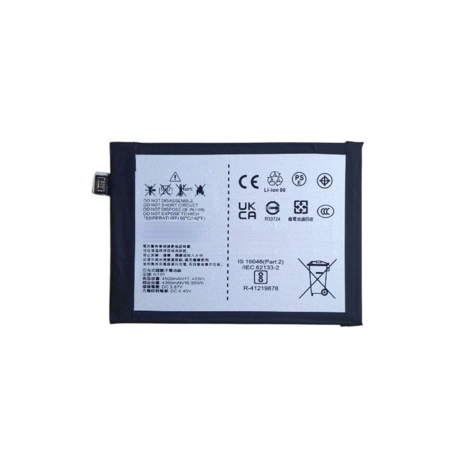 Para Nothing Phone 1 Batería de repuesto de alta capacidad NT01 3.87V 4500mAh 2