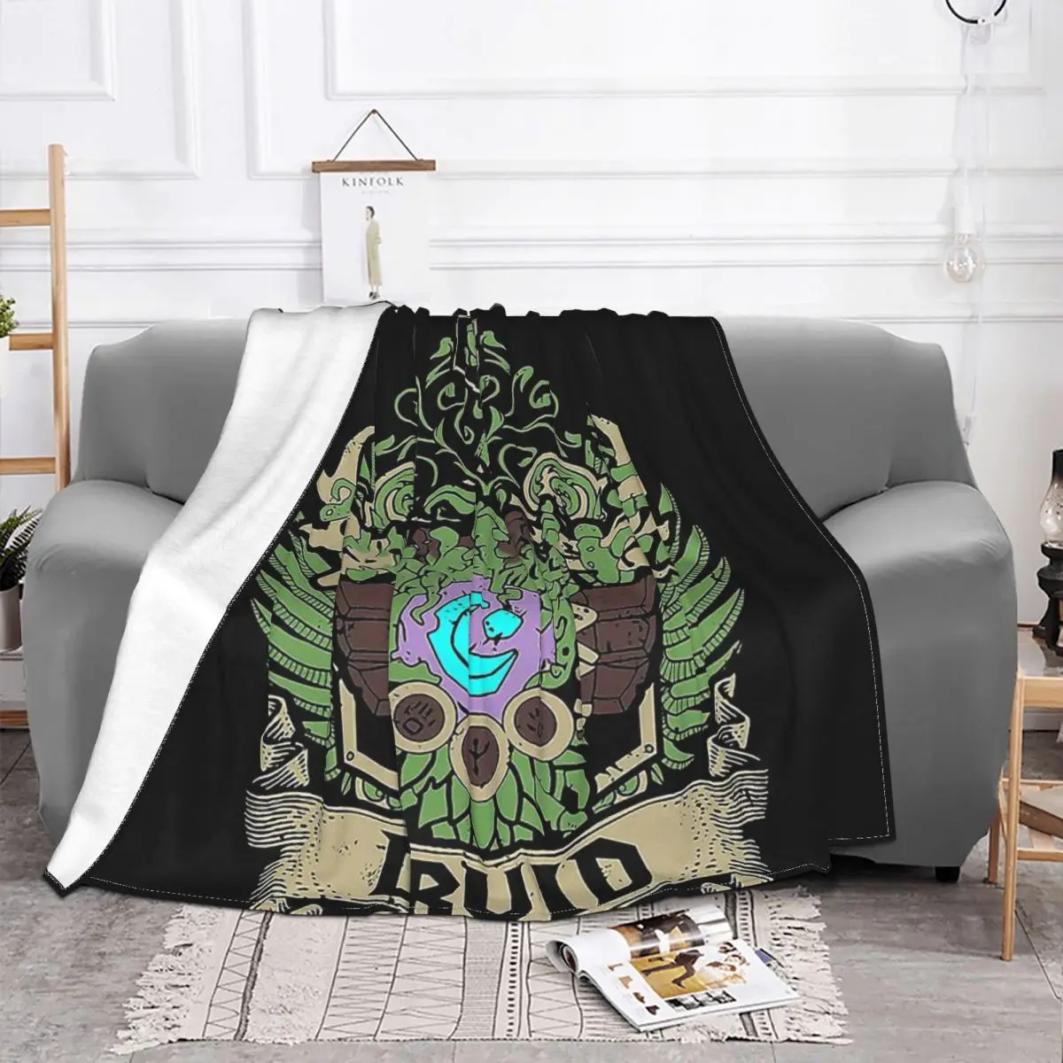 DRUID - ELITE EDITION World of Warcraft Role-playing Game Blanket Fleece Spring Autumn Thin Throw Blankets For Office Rug Piece