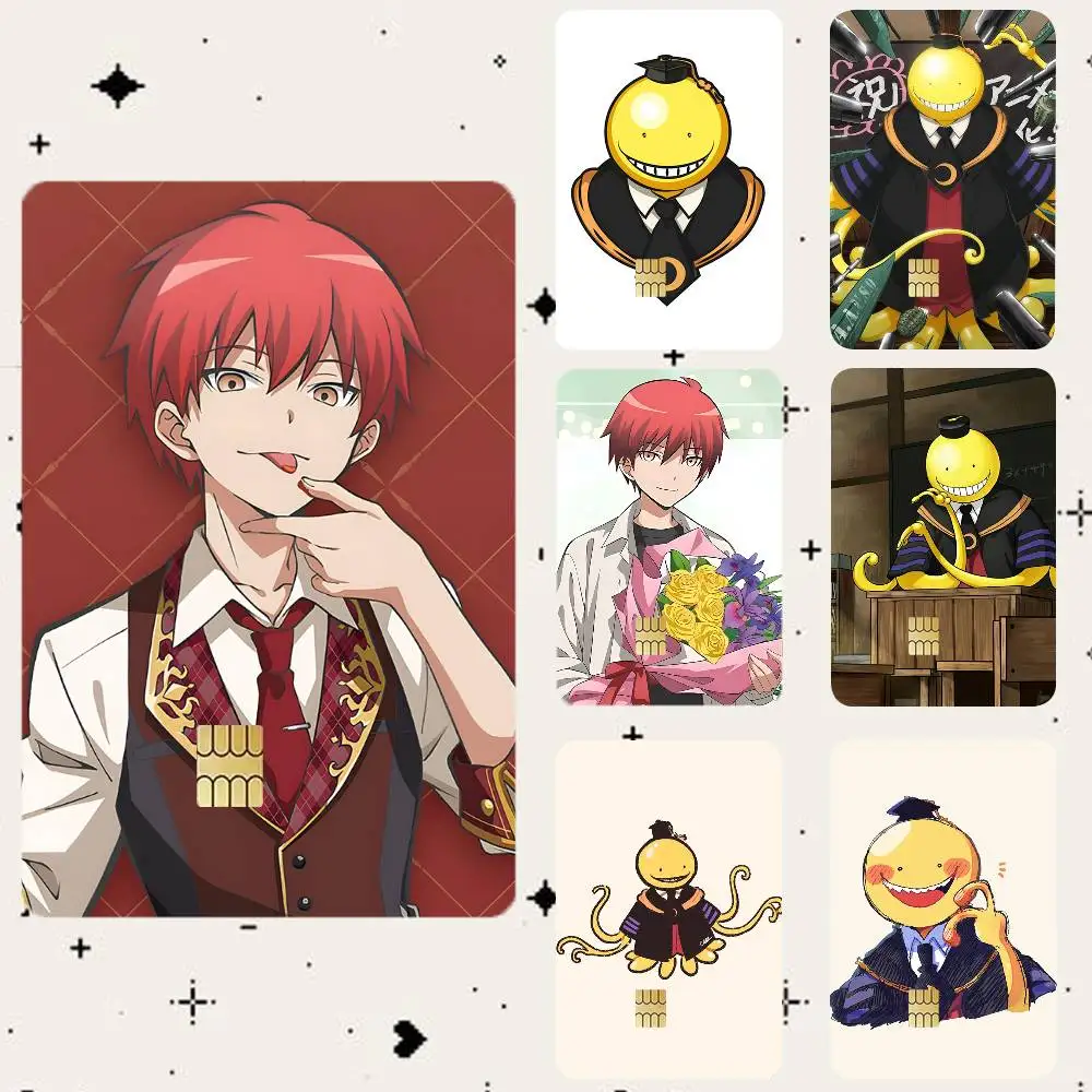 Assassination Classroom  Waterproof Bank Card Sticker Skin for Credit Debit Chip Cards Decorative Cover Film