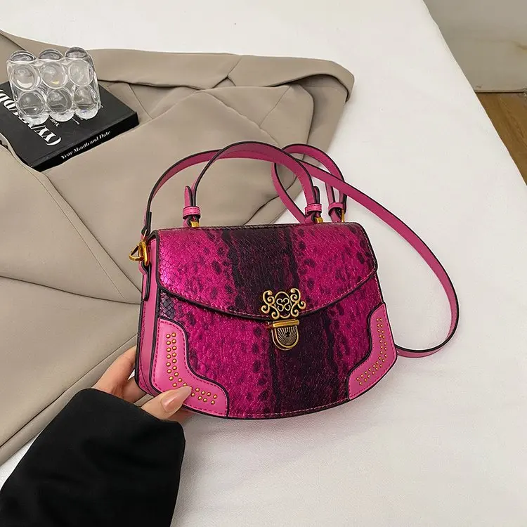 

Trendy Elegant Leather Diaper Bags For Ladies Minimalist High-End Shoulder Bag Large Capacity Simple Tote Bag Vintage Fashion
