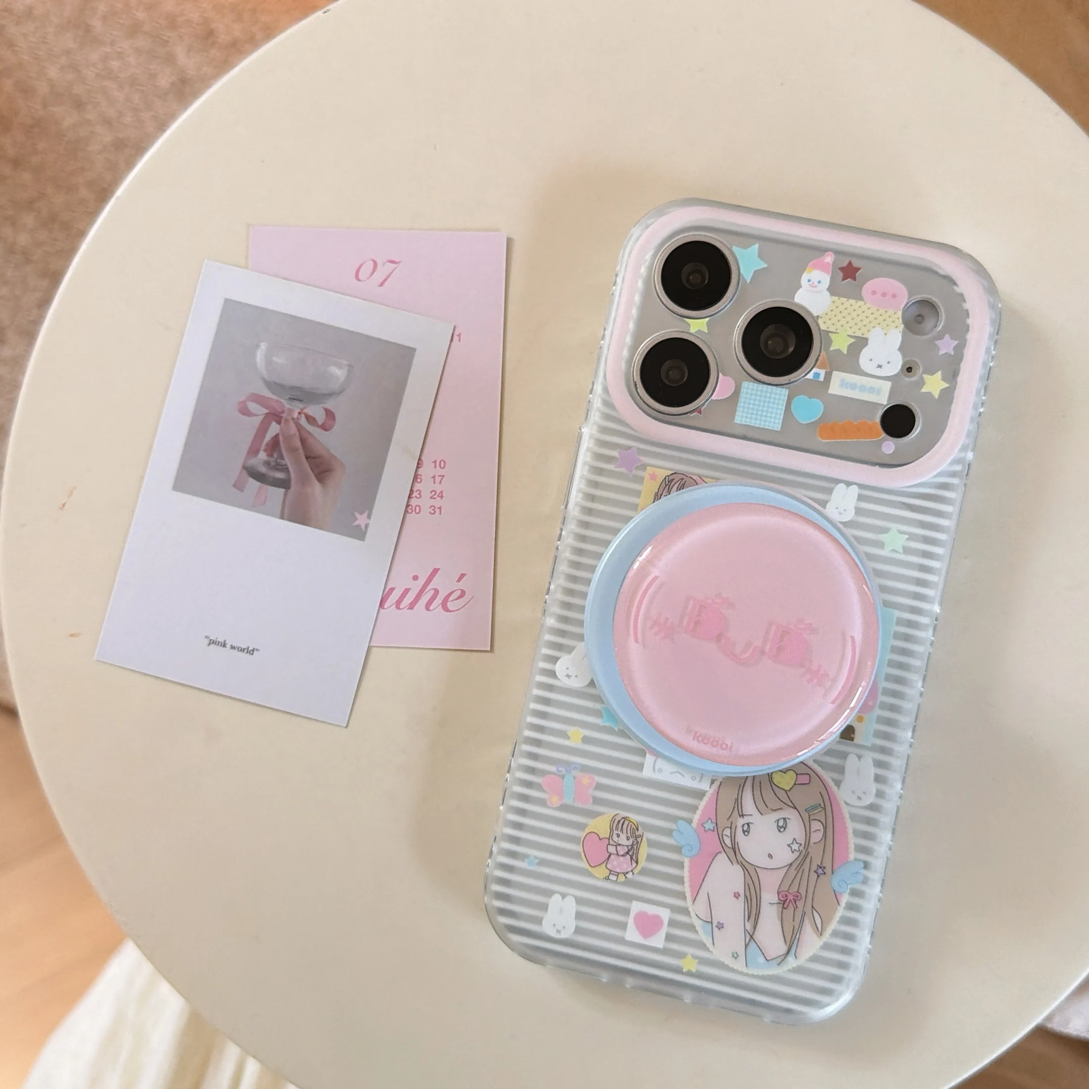 Cartoon Anime Comic Girl  Phone Case For iPhone 17  16  15  Pro  ProMax Translucent Shockproof Protector