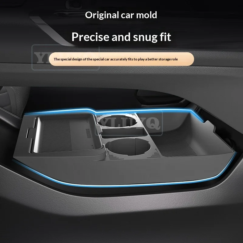 For Changan CS75 Plus center console lower storage box 2025 fourth-generation storage box decorative organizer accessory