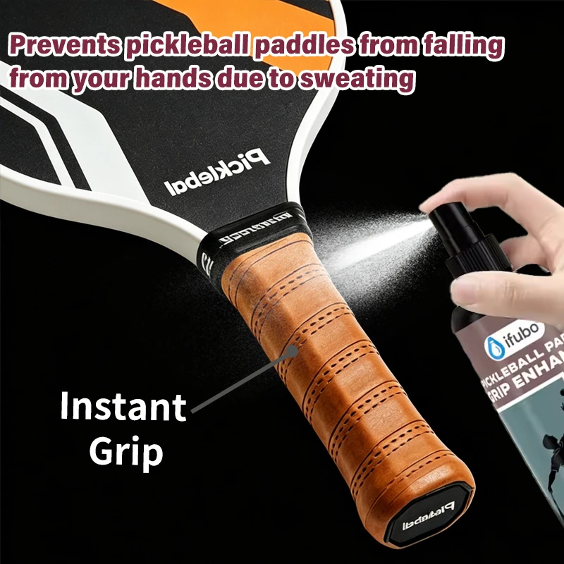 

Антискользящий спрей для обмотки ракеток для падел-тенниса, впитывающий пот, улучшающий хват, без остатка, аксессуар для теннисных ракеток