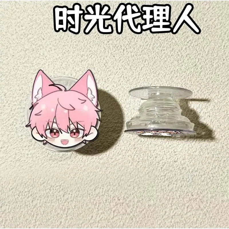 リンククリックチャールズ・ルーカス・ジョー・ザビエル・ヴェインかわいい漫画アニメガスバッグ携帯電話ホルダーデスクトップスタンド格納式クリスマスギフト