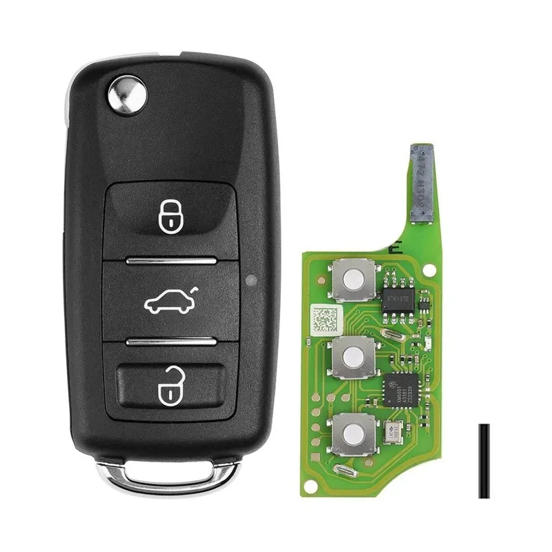 

XEB510EN Is Suitable For Volkswagen B5 Type Super Remote Control With XT27B Super Chip 3-Key VVDI Remote Control Key AMEXIAOXU