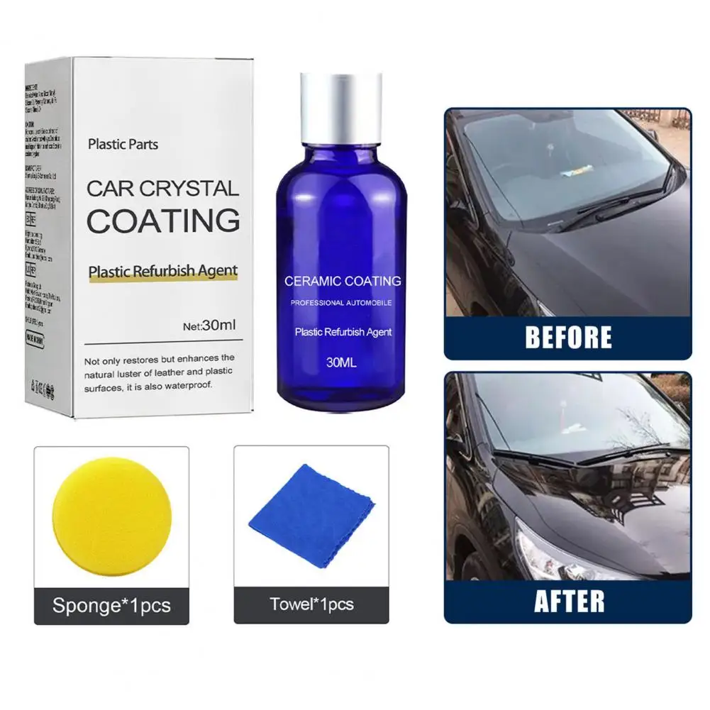 Picture 5: Car Plastic Restorer Ceramic Coating Ecofriendly Effective UV Protection Auto Interior Plastic Parts Crystal Coating Repair Acce