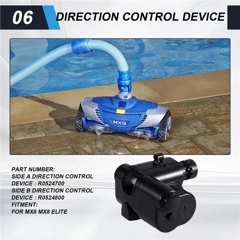 A07T-R0796200 Suction Pool Cleaner Side A Direction Control Device For Zodiac MX8 MX8 Elite (A:R0524700 )