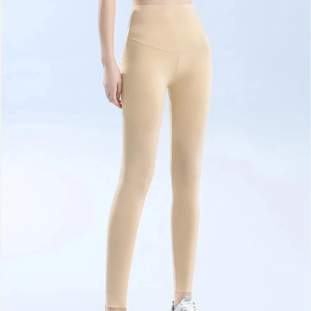 Summer Ultra-Thin Yoga Pants High-Waist Comfortable Shark Pants Stretchy Ice-Silk Women's Leggings Outerwear