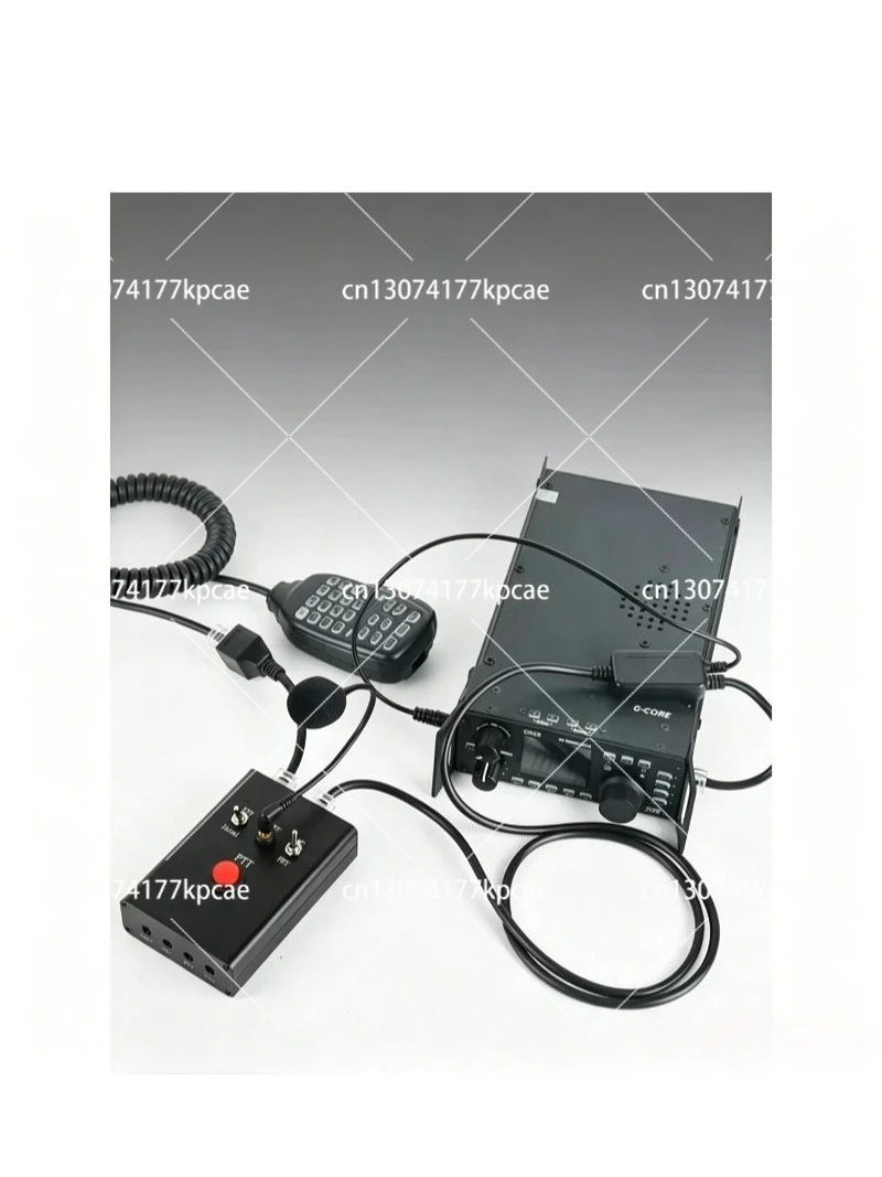 Multi Function Shortwave Radio CW Microphone PTT Support External Speaker Headphone