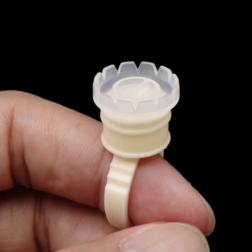 200 قطعة كوب تزهر الرموش مقاوم للماء لتمديد رمش تطعيم مروحة صنع الجذر جمع الغراء أداة لوازم التجميل