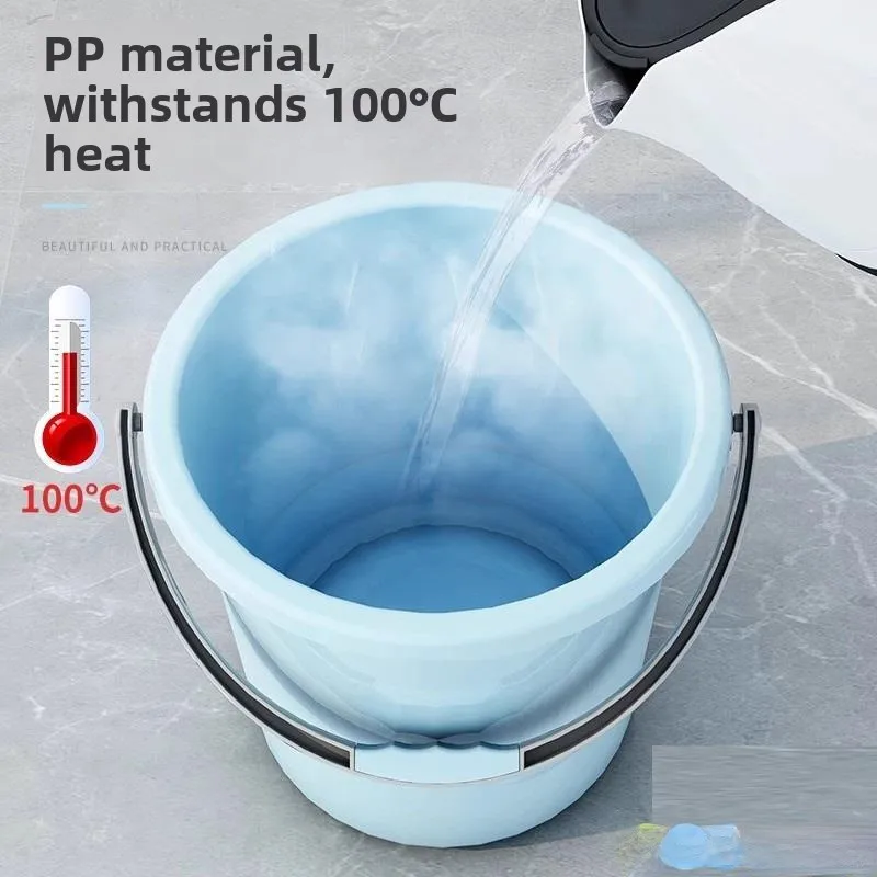 

Thiened пластиковый высокотемпературный ручной букет для воды большой емкости круглый букет для стирки для домашнего использования