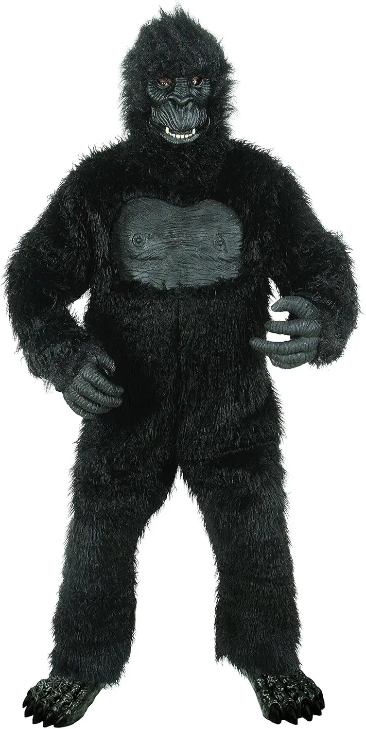 

Deluxe Ape Costume with Feet for Seasonal Fun, High-Quality Animal Suit