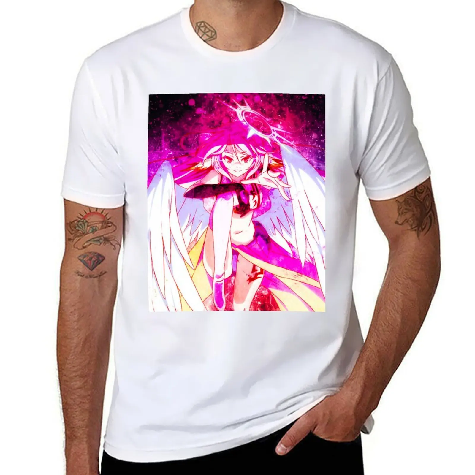 

Jibril No Game No Life Hoz T-Shirt t shirts for man graphic vintage t shirt personalised T-Shirt