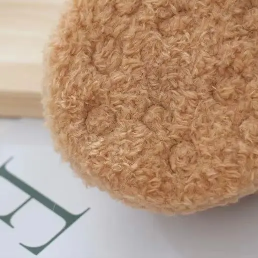 

1Pc Miniature Cartoon Biscuit Plush Keychain Coin Wallet Cute Little Zipper Storage Pouch Earphone Holder Bag