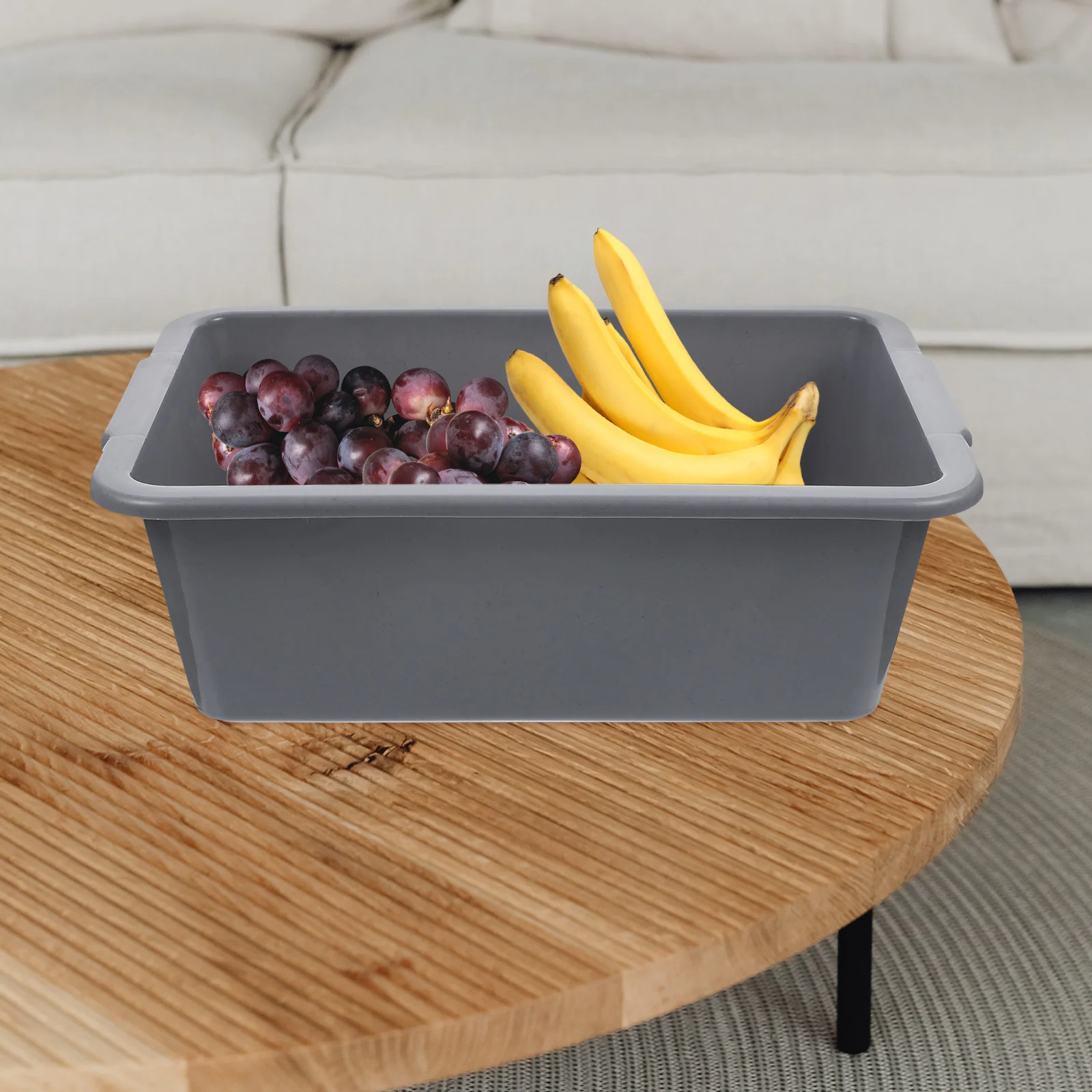 

1pc Plastic Rectangular Box Commercial Tote Tubs Dish Washing Bin Utility Tote Tub for Home Restaurant Use