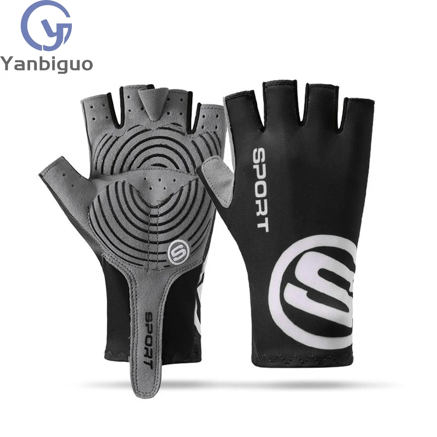 Cycling Gloves Half Finger Men's and Women's Fitness Gloves for Cycling, Breathability, Anti Slip Yoga ,Super Lightweight Gloves