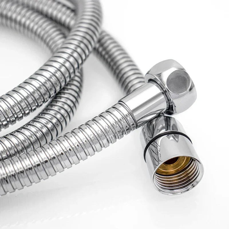 

1.5M Bathroom Replacement Shower Hose Hand Shower Replacement Flexible Hose/Pipe Black Gold Silver Faucet Hose Pipe