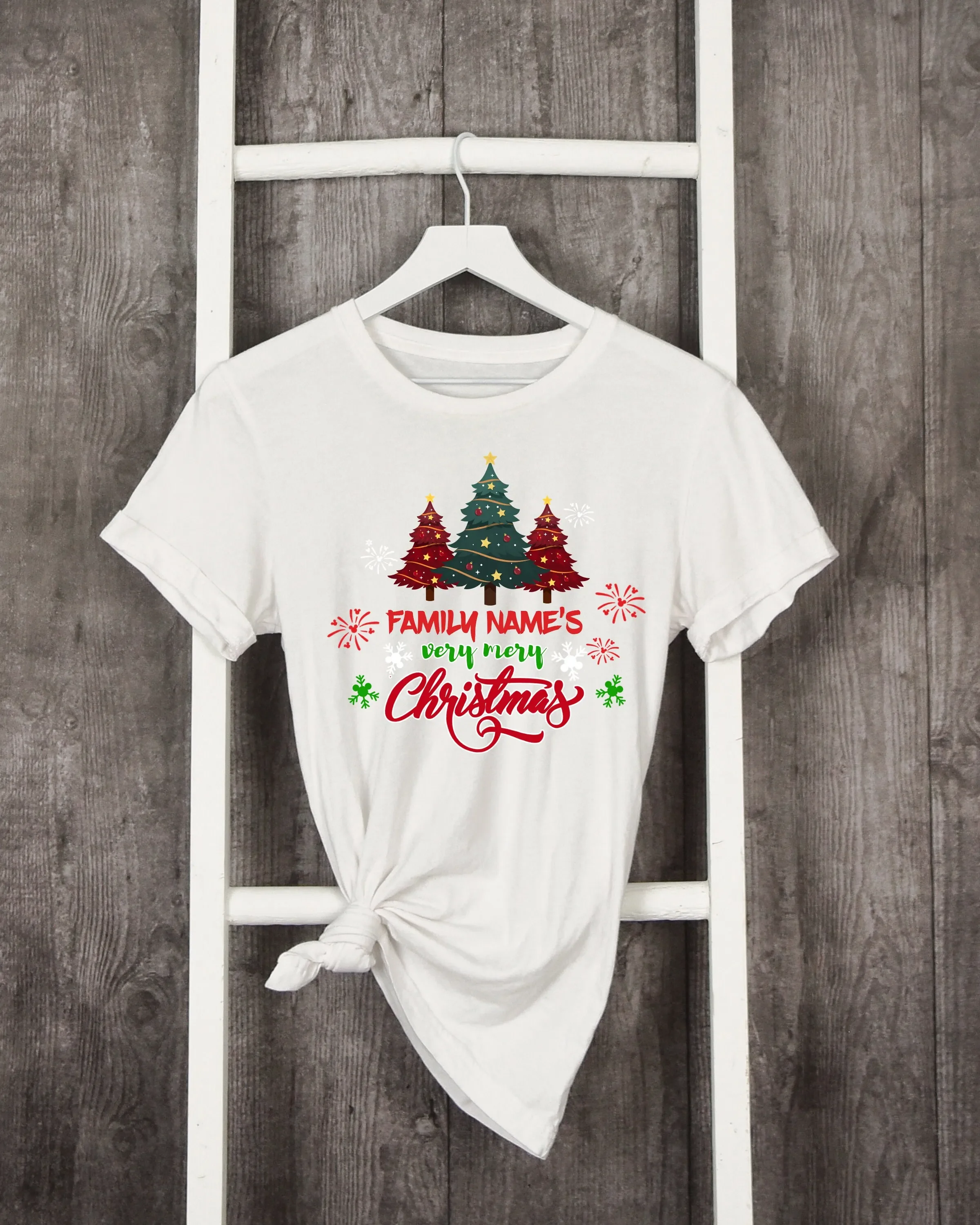 Familien-T-Shirt „Very Merry Christmas Crew“ für Jugendliche, Kleinkinder und Säuglinge