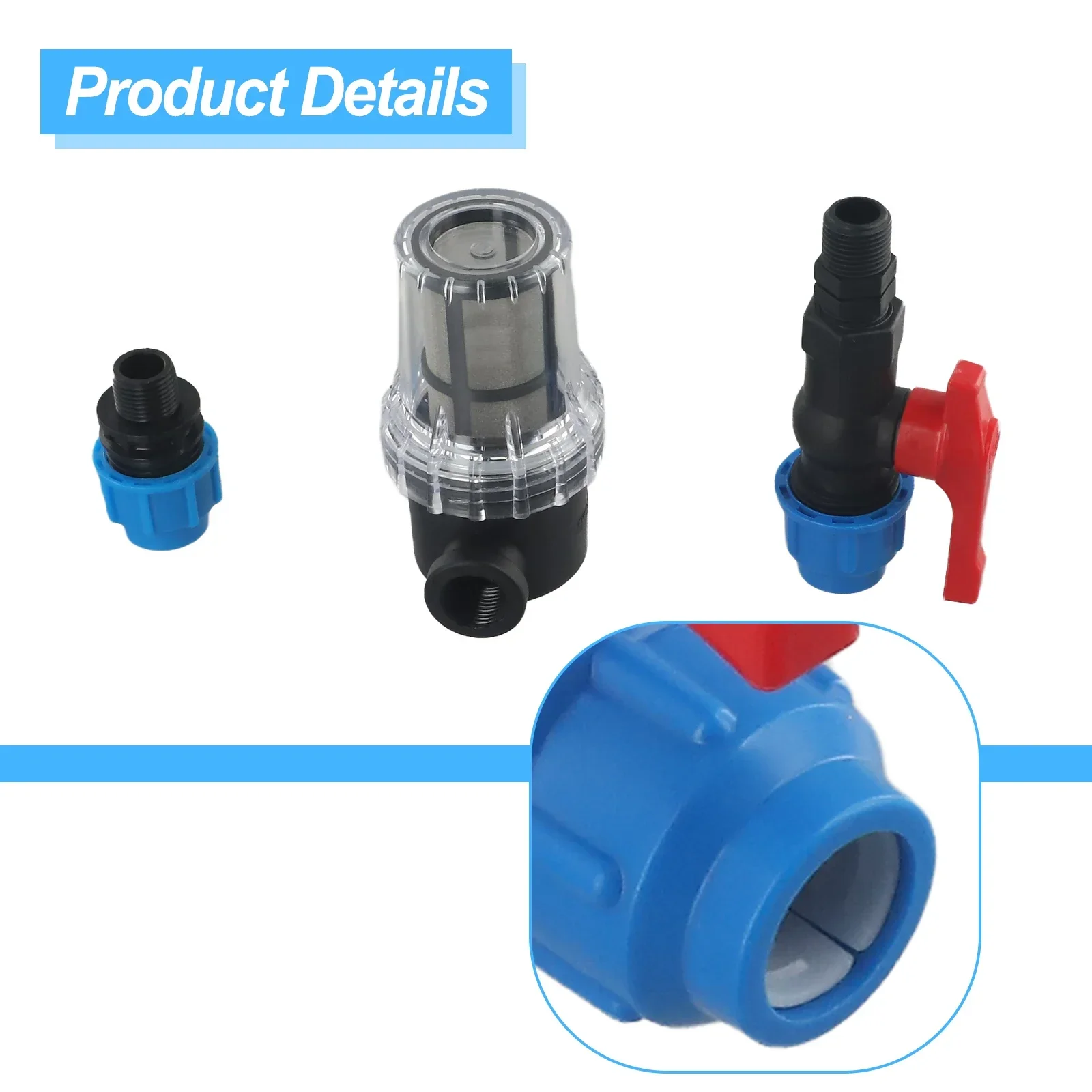 

Фильтр для капельного орошения, садовый капельный фильтр, разборный, легко чистится, пластиковый корпус, быстрая установка, надежная фильтрация