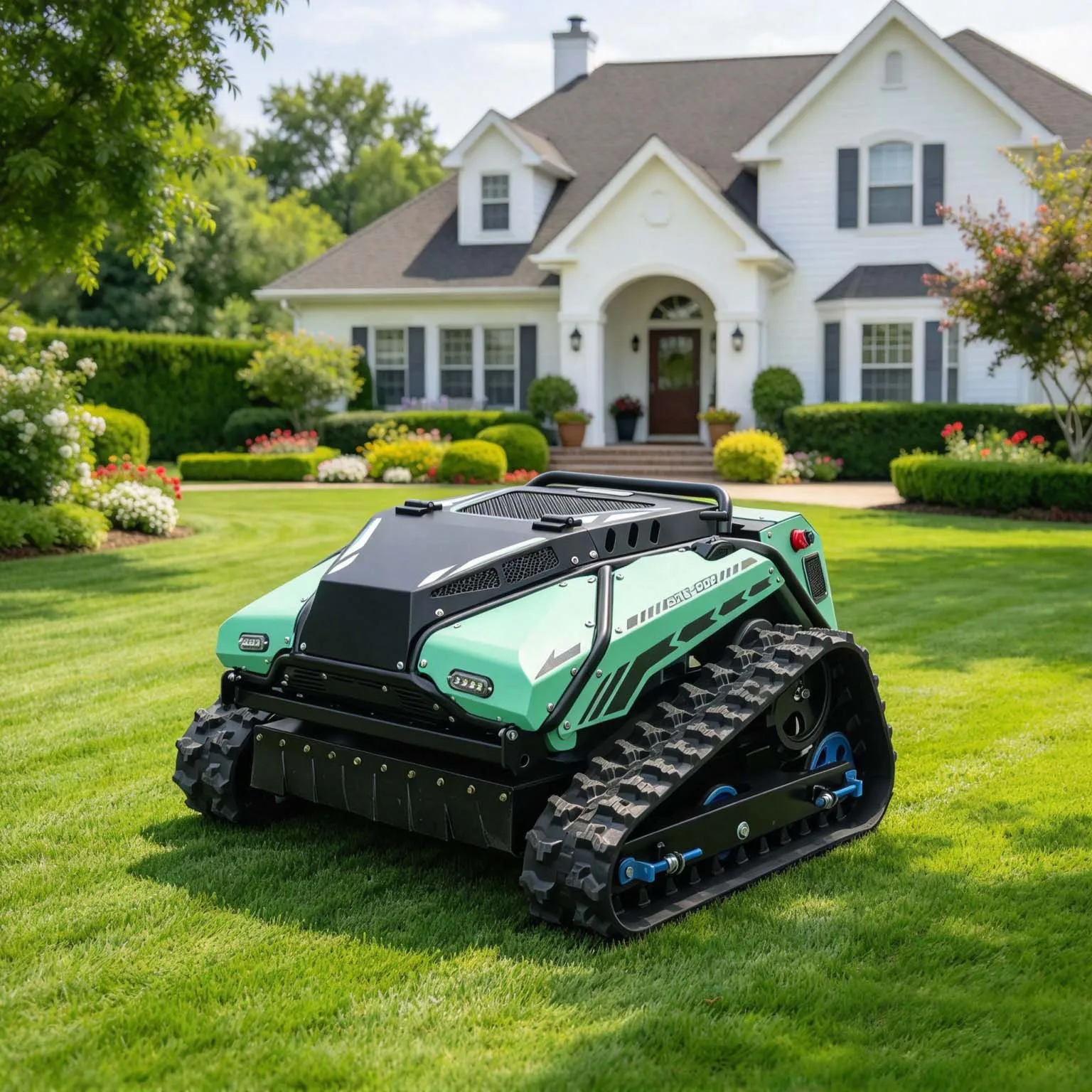 SAG-600 Lawn Mower 26HP Heavy Duty Crawler Lawn Robot CE EPA Certified for Rural Land Management