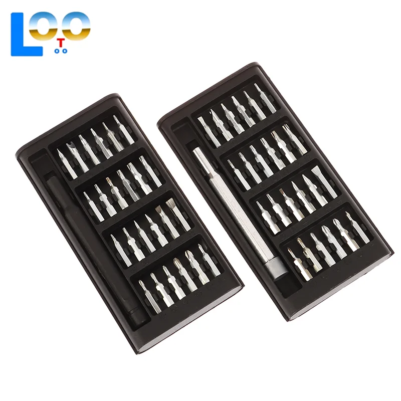 Набор прецизионных магнитных отверток 25 в 1, многофункциональный инструмент для обслуживания телефона, компьютера, прецизионный ремонт электроники