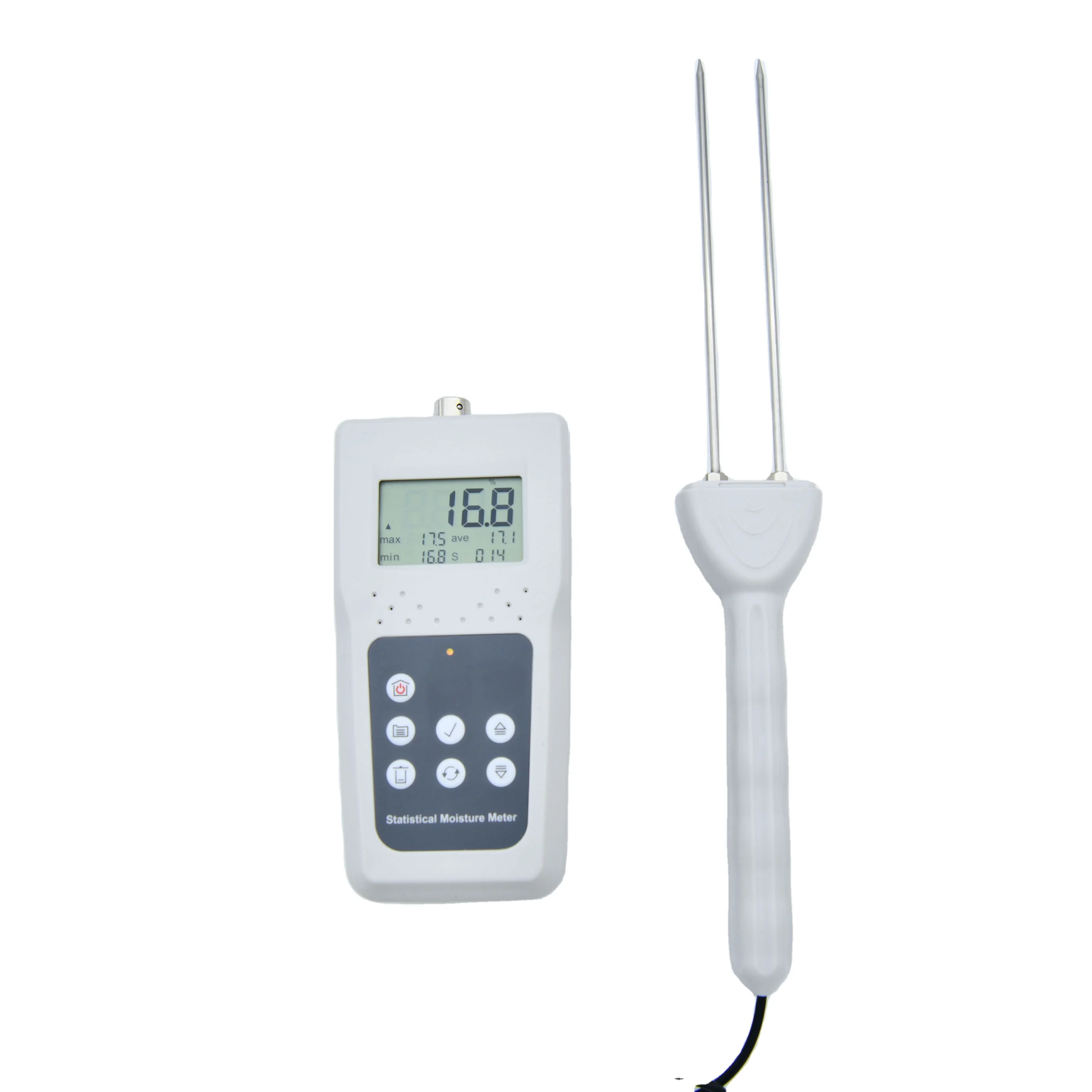 

Digital Textile Moisture Meter Yarn cheese RS232C 4-20MA output Optional KMS680T