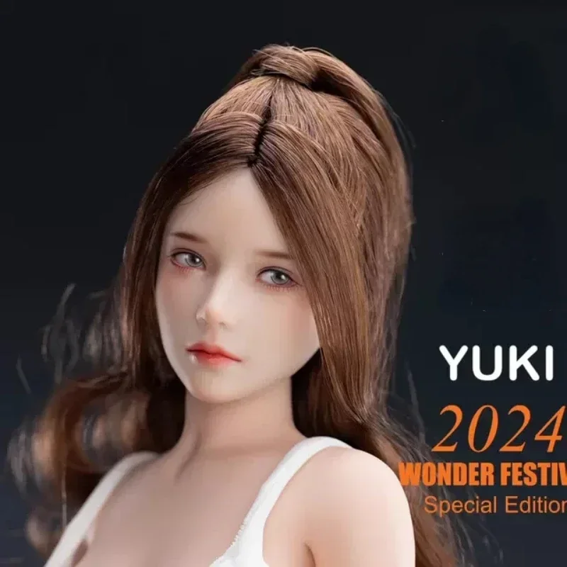 I8TOYS 1/6 2024 Limited Version MF002 YUKI MIU Head Sculpt for 12inch Action Figure DIY  I8-H003