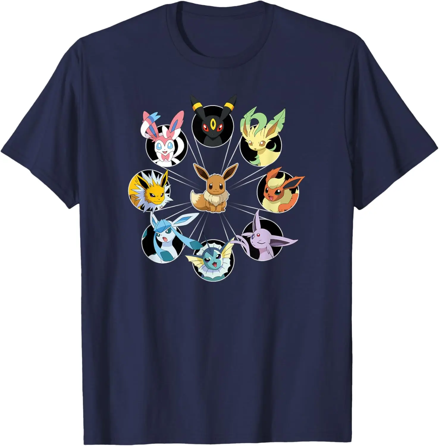 Pokémon - Eevee Evolution Circle T-Shirt