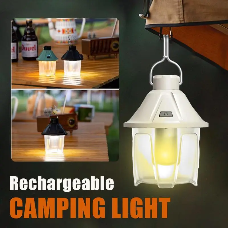 

Camping Lantern For Tents LED LanternUSB Charging Lamp 450LM Tent Light With 5 Light Modes USB Portable Lamp For Power Outages