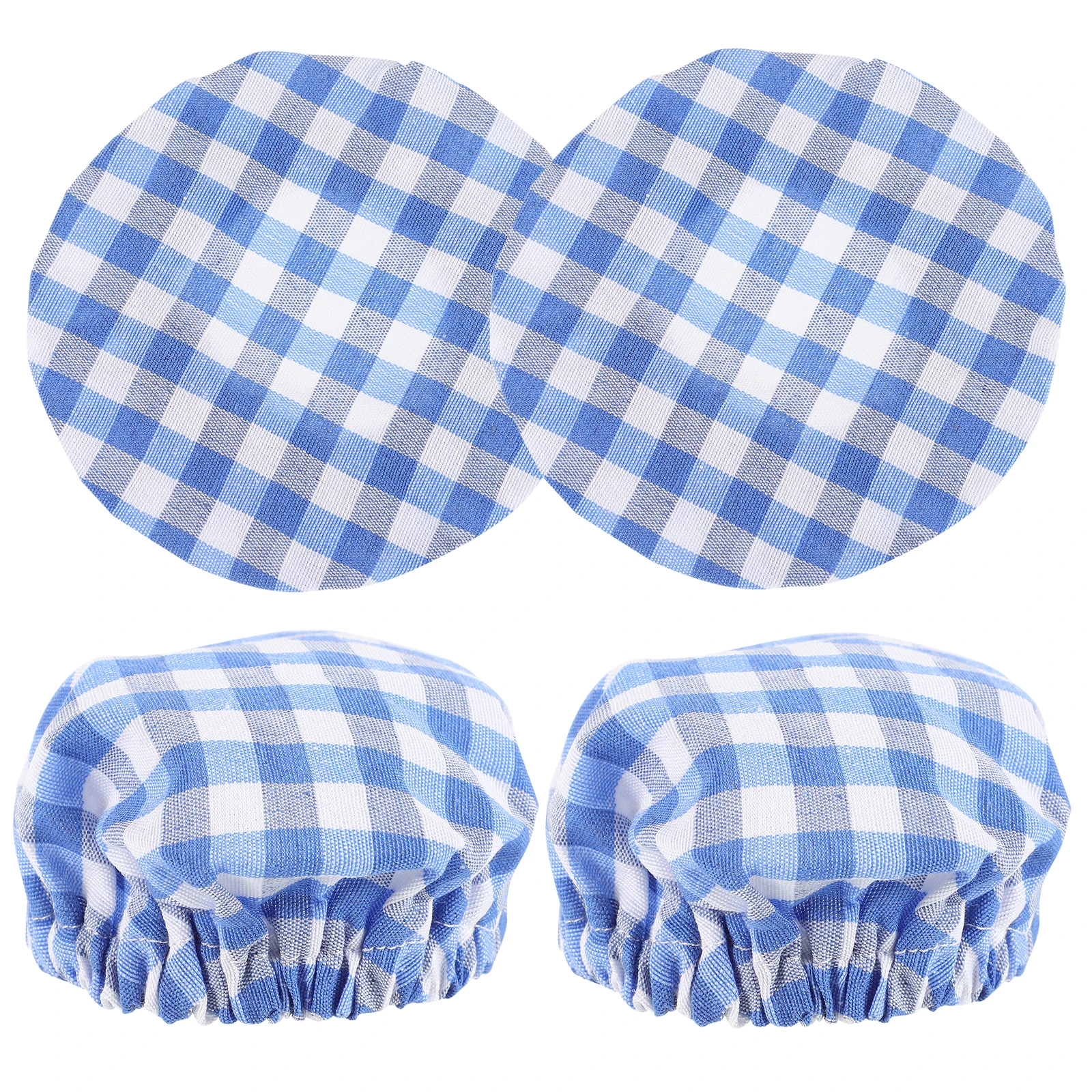 

4pcs Glass Bottle Cap Cover Reusable Lids Cloth 34 Inches Diameter Sourdough Proofing Jar Fermentation Container Dustproof