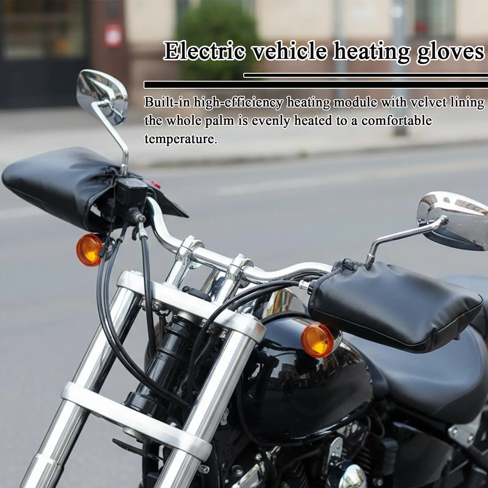 ساخنة دراجة نارية المقود قفازات جهاز تدفئة محمول غطاء حراري دراجة نارية المقود تدفئة القفازات للدراجات البخارية ATVs عربات الثلوج