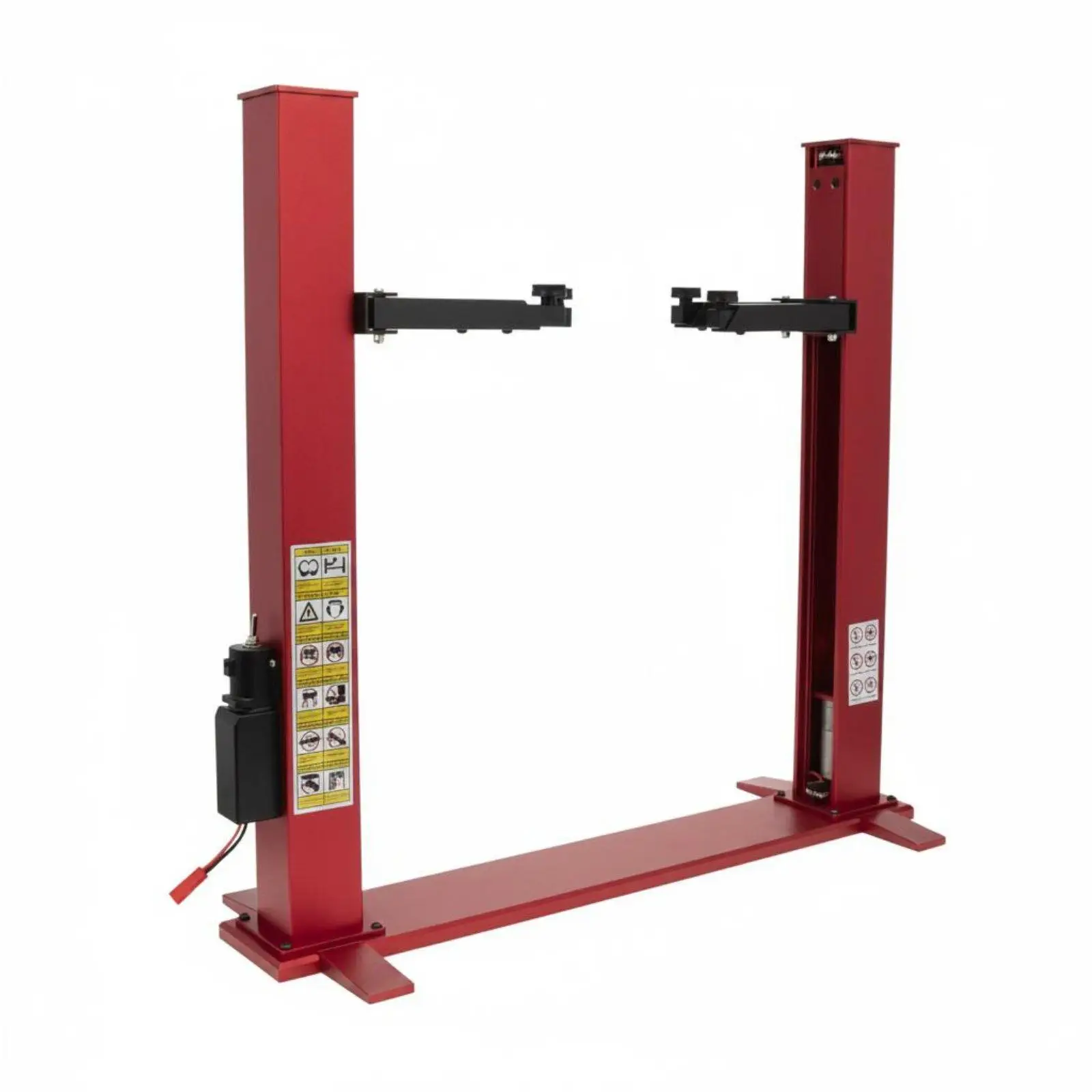 Two Column Simulation Vehicle Stand Realistic Miniature Metal Cars Repair Station for Car Construction Set Workshop Scene