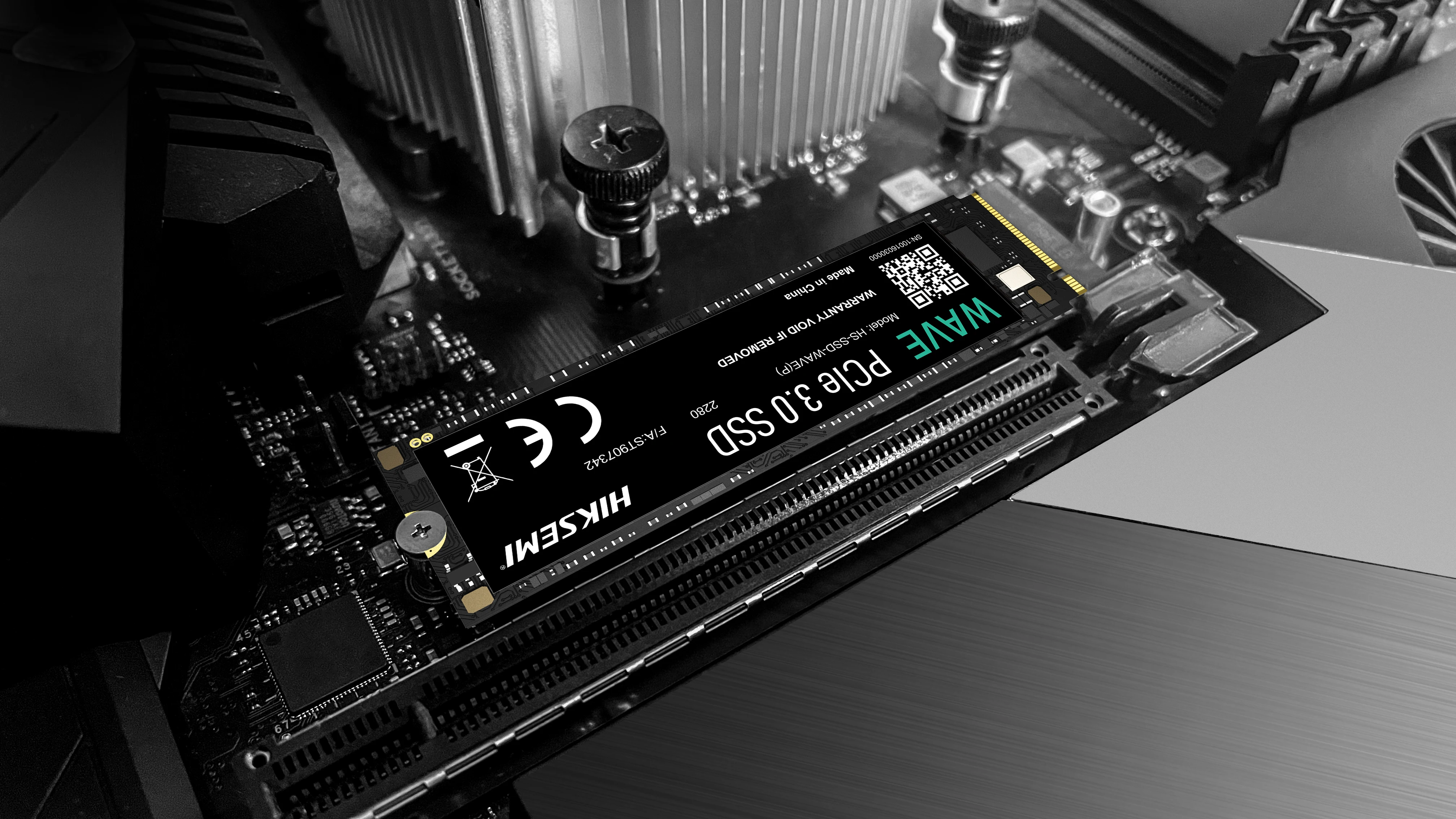 HIKSEMI WAVE (P) M.2 PCIe SSD – Up to 2500MB/s Read/Write! Compatible with Desktops, Laptops & Game Consoles, 3D NAND for Stable, Shock-Resistant Performance