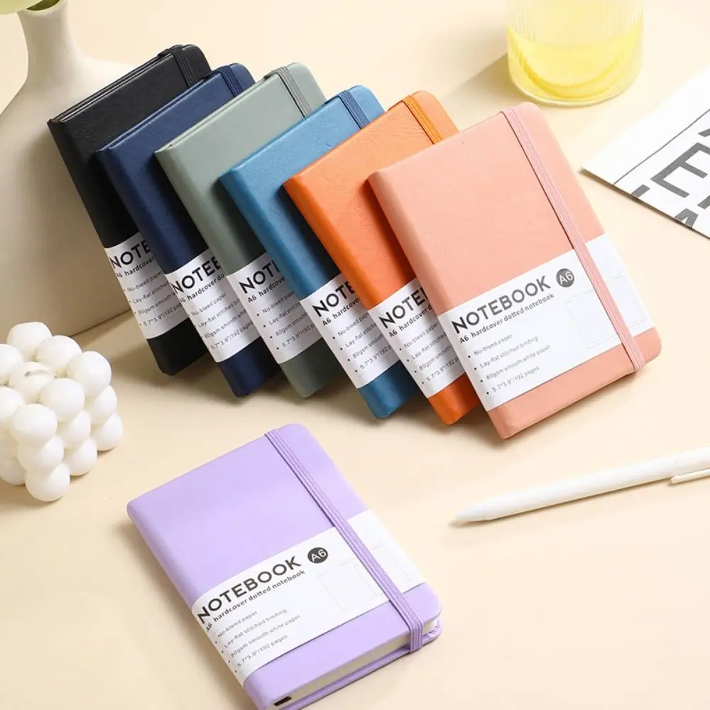 สายคล้องโน้ตบุ๊ค A6 Mini Notebook Memo Diary Planner จดบันทึกกระเป๋า Notepad Agenda Organizer Word Book