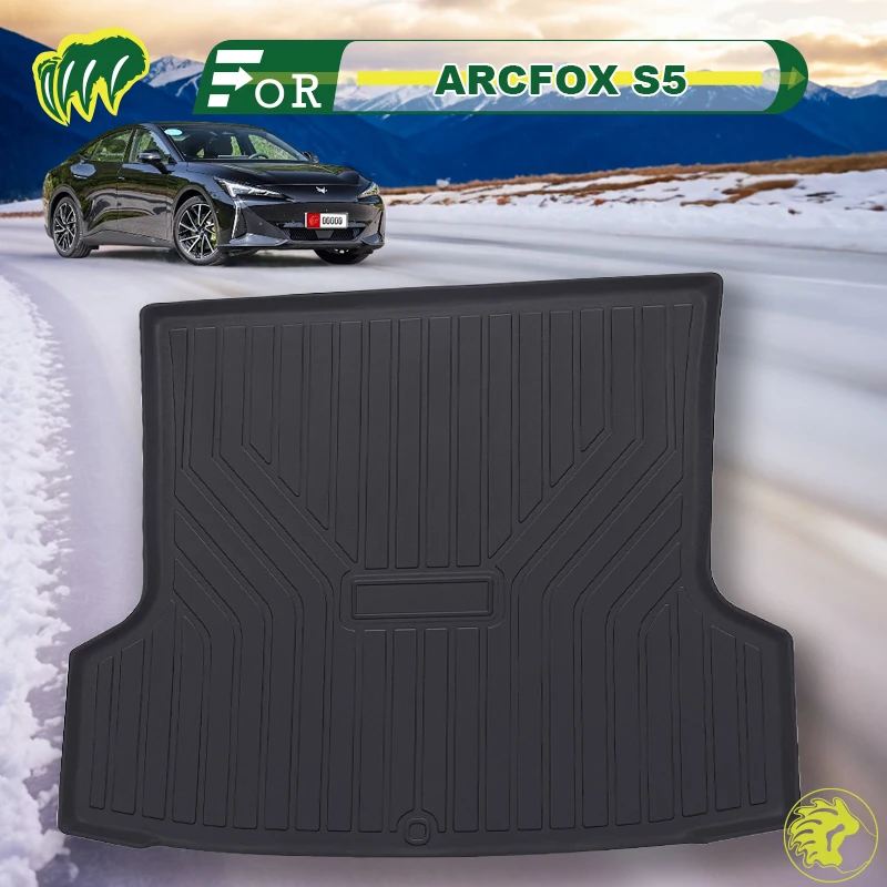 

For ARCFOX S5 2024 TPE Custom Fit Car Trunk Mat All Season Black Cargo Mat 3D Shaped Laser Measured Trunk Liners