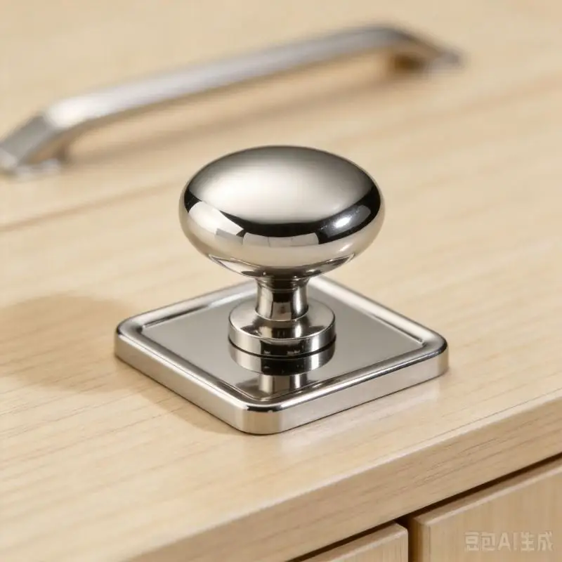 Silver-Tone Cabinet Handle for Drawers, Wardrobes, Cabinet Fronts and Storage Furniture Household Update Projects M4YD