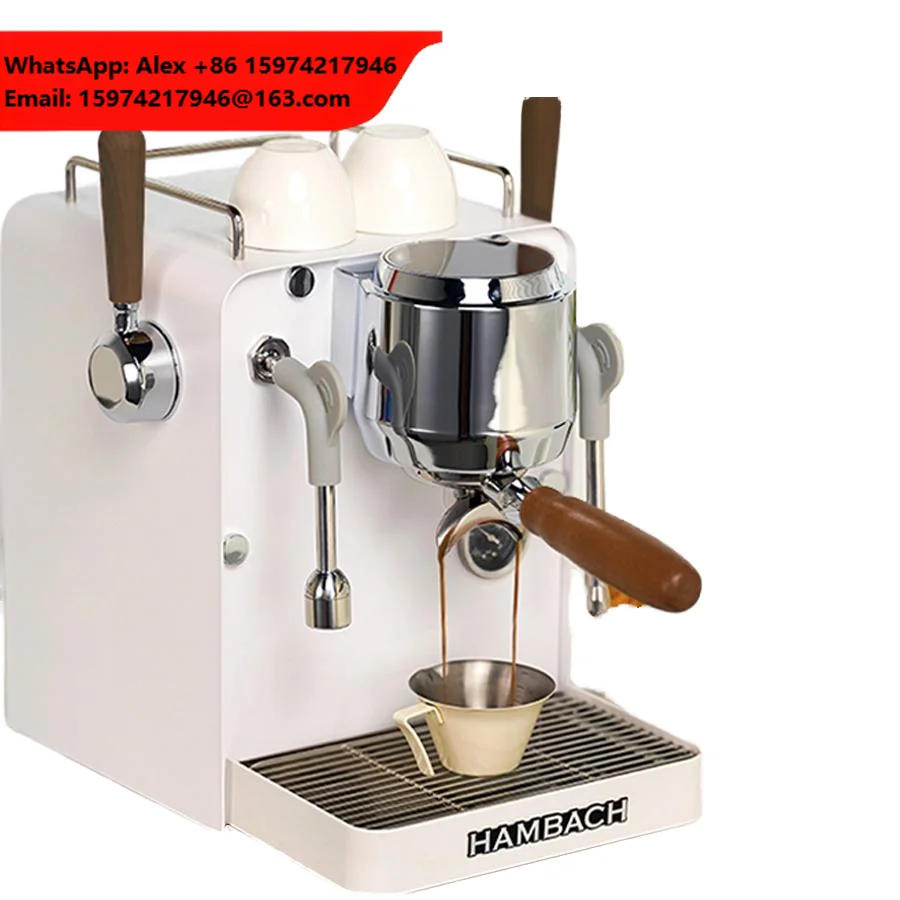 Small Stainless Steel Semi-Automatic Espresso Coffee Machine Eco-friendly Design 15 Bar Pressure Electric Power Source Household