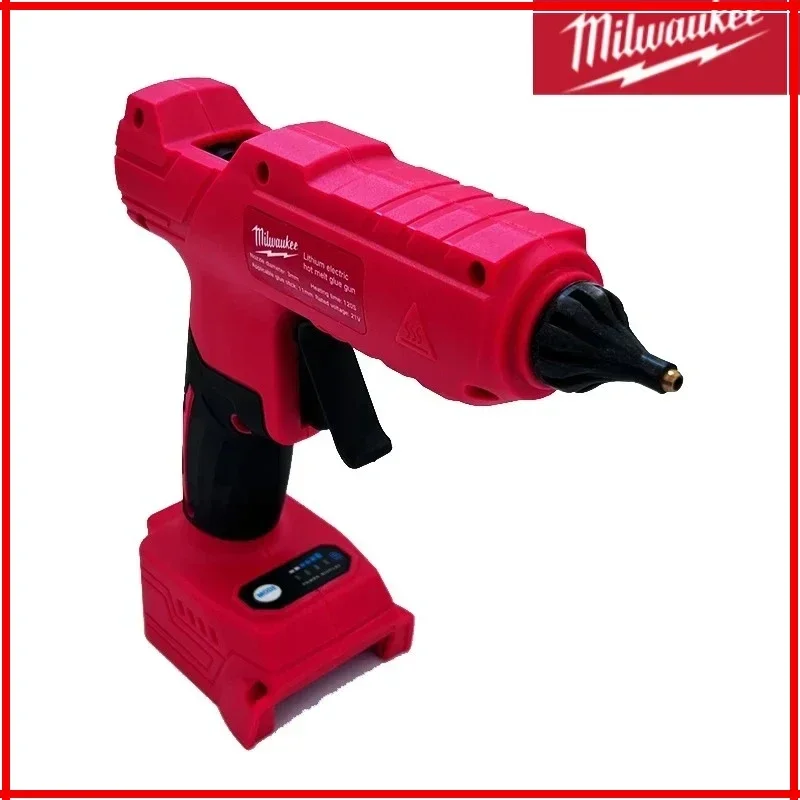 ميلووكي لتقوم بها بنفسك أداة عصا لصق تذوب الساخن لحام مسدس هواء الكهربائية مسدس الغراء الساخن اللاسلكي تذوب الغراء بندقية أدوات كهربائية بطارية 18 فولت
