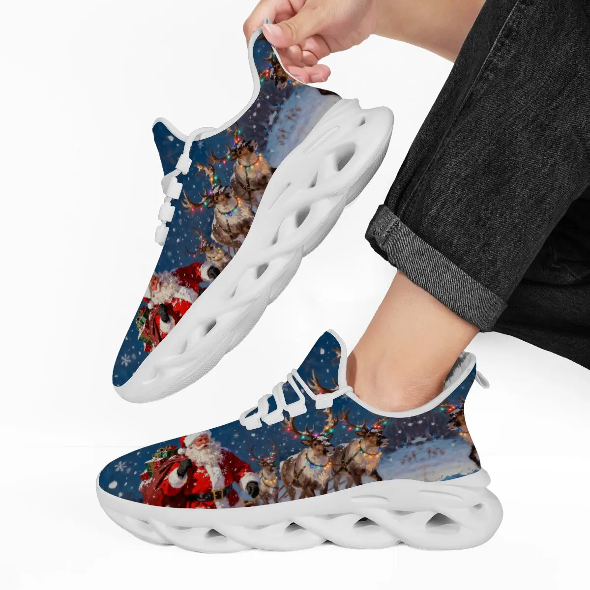 2025 أحذية رياضية خفيفة الوزن للرجال أحذية مشي مريحة غير قابلة للانزلاق للتدريب على الصالة الرياضية والجري أحذية رياضية كاجوال للرجال #3