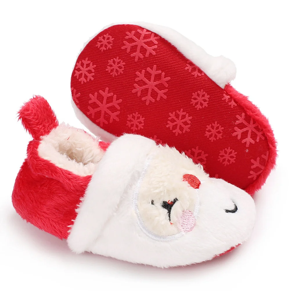 

1Pair Baby Cotton Winter Boots Prewalker Shoes Infant Newborn Slipper Soft Warm 13cm White Toddler Perfect Gift Choice