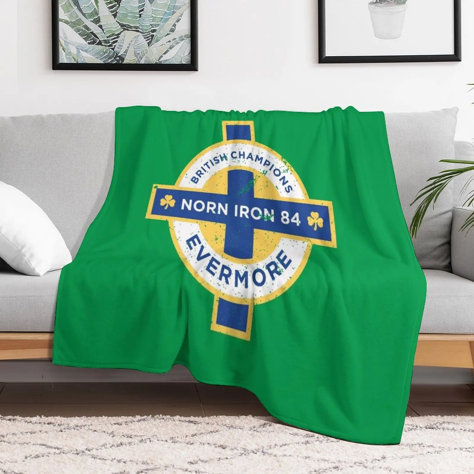 

Northern Ireland British Champions 1984 Throw Blanket Beautifuls bed plaid for sofa Luxury Designer Blankets