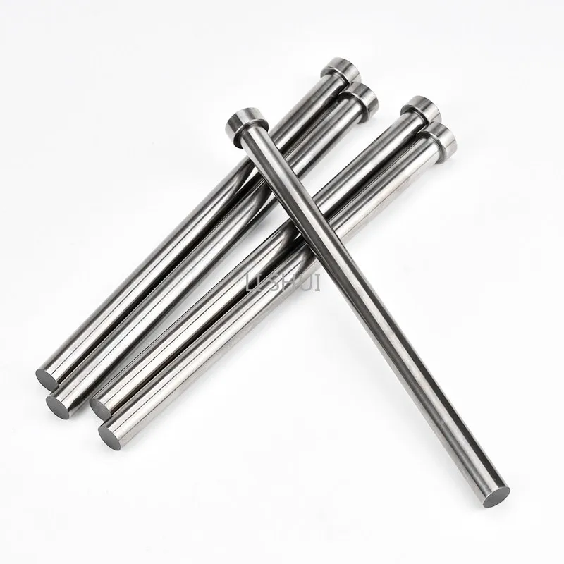 Dia 0.5-25mm SKD61 Mold Ejector Pin L=100-500mm Full Hard Die Thimble Straight Ejector Push Rod Round Needle Customizable
